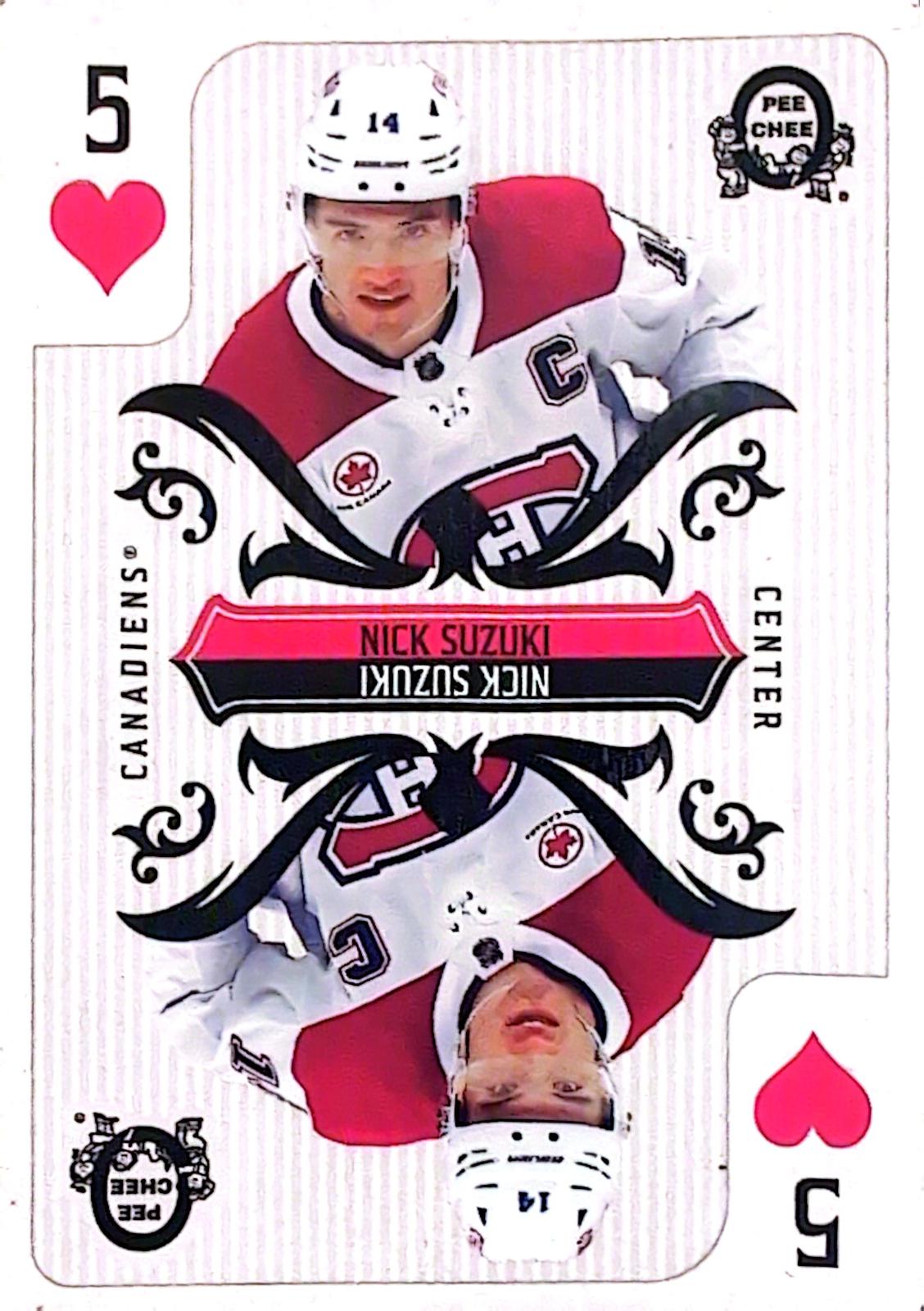 Nick Suzuki #5-HEARTS