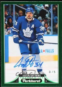 Auston Matthews [Emerald Ice Autograph Achievements] #265