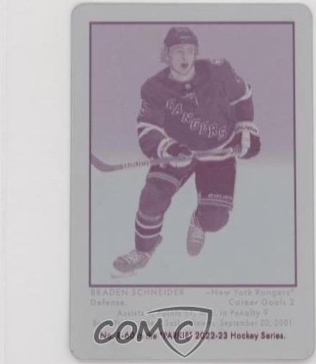 Braden Schneider [Printing Plate] #R-60