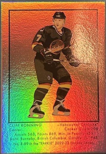 Cliff Ronning [Gold Rainbow] #R-89