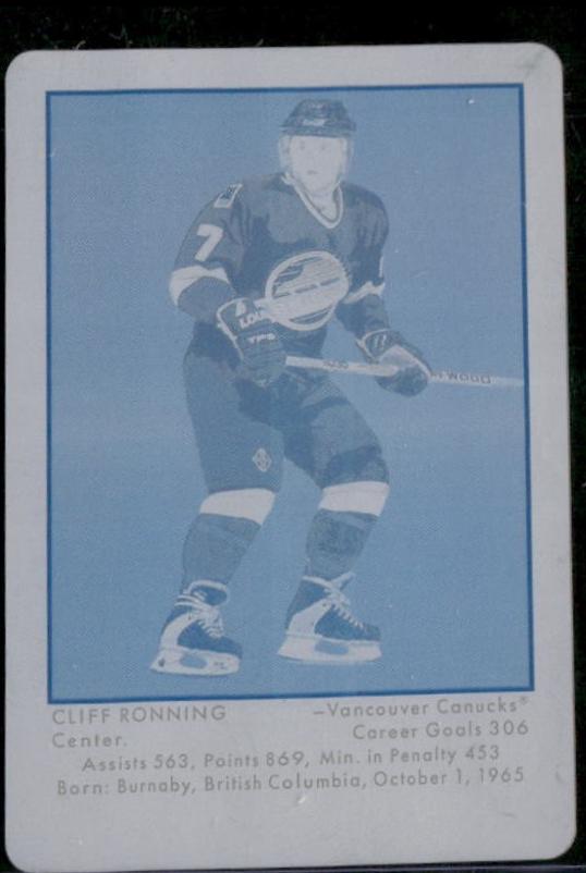 Cliff Ronning [Printing Plate] #R-89
