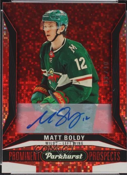 Matt Boldy [Red Autograph] #PP-1