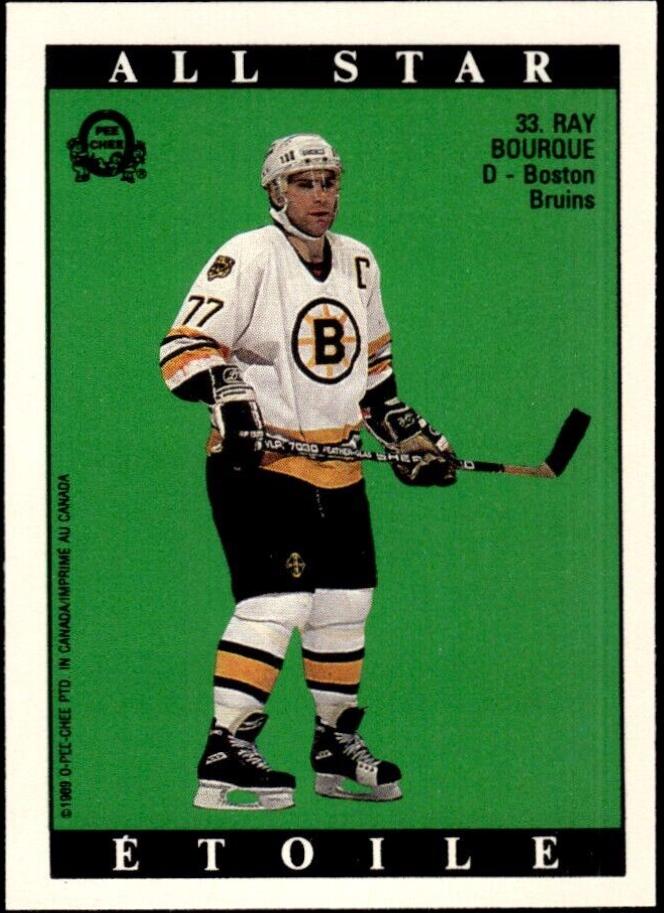 Ray Bourque, G.Butcher, P. Roy #33