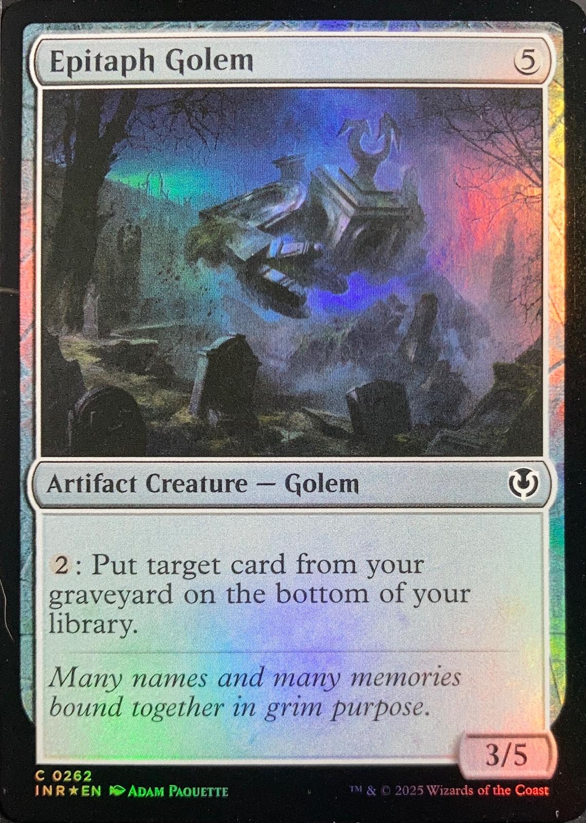 Epitaph Golem [Foil] #262