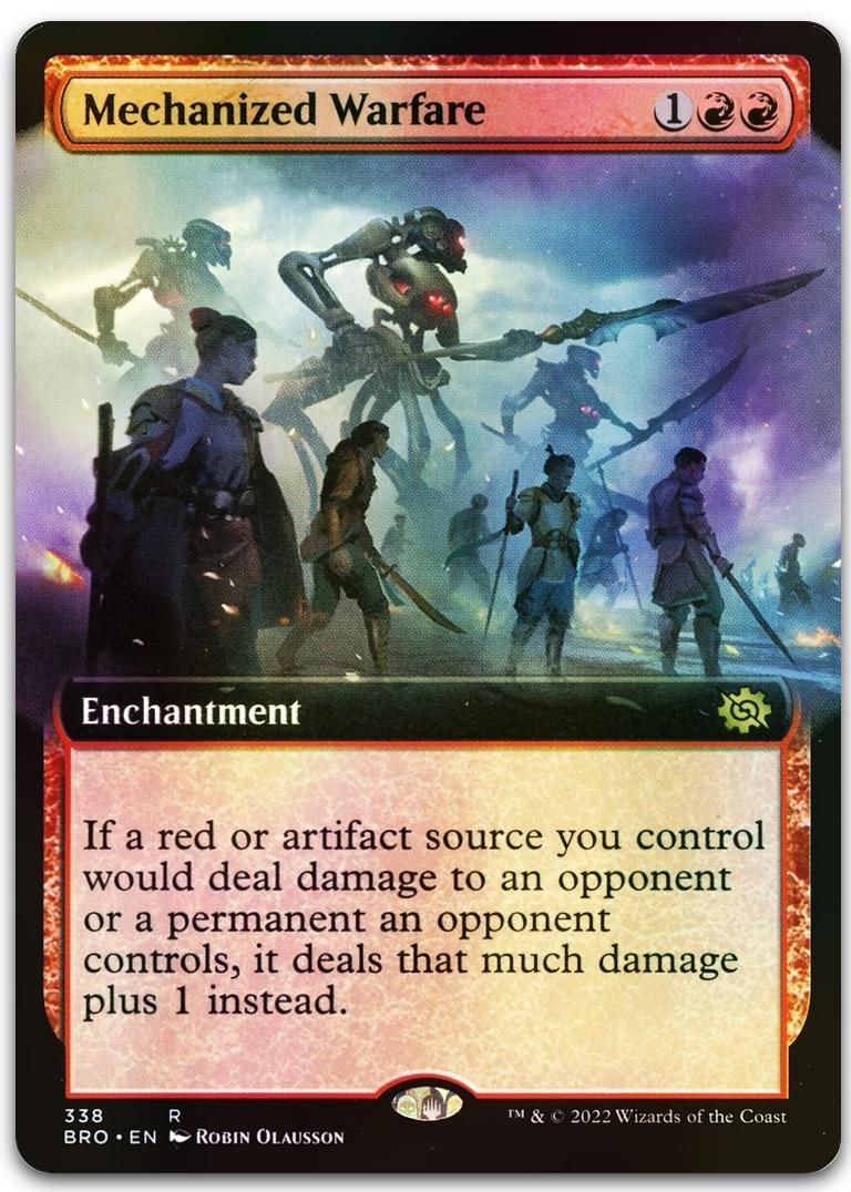 Mechanized Warfare [Extended Art Foil] #338