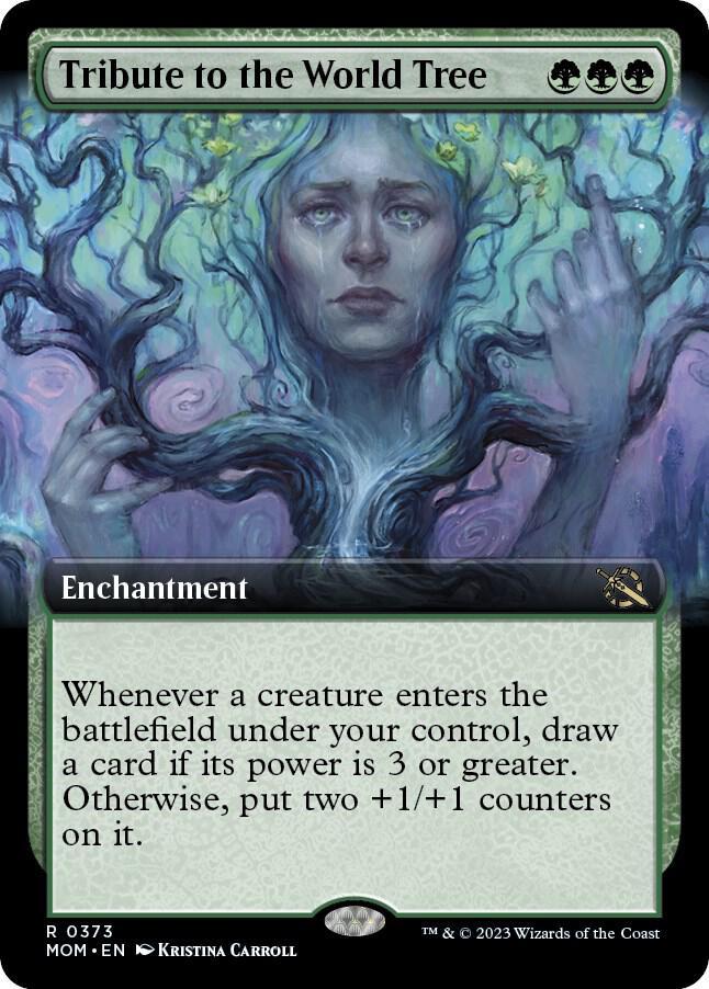 Tribute To The World Tree [Extended Art Foil] #373
