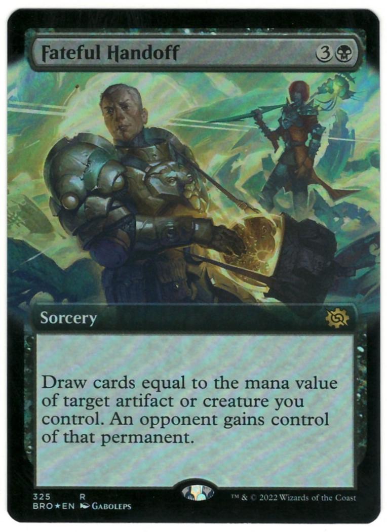 Fateful Handoff [Extended Art Foil] #325