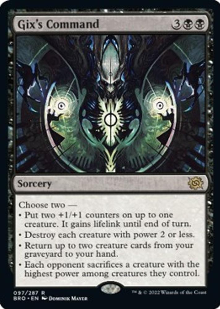 Gix's Command [Foil] #97