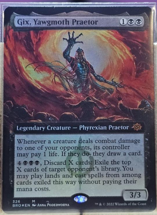 Gix, Yawgmoth Praetor [Extended Art Foil] #326