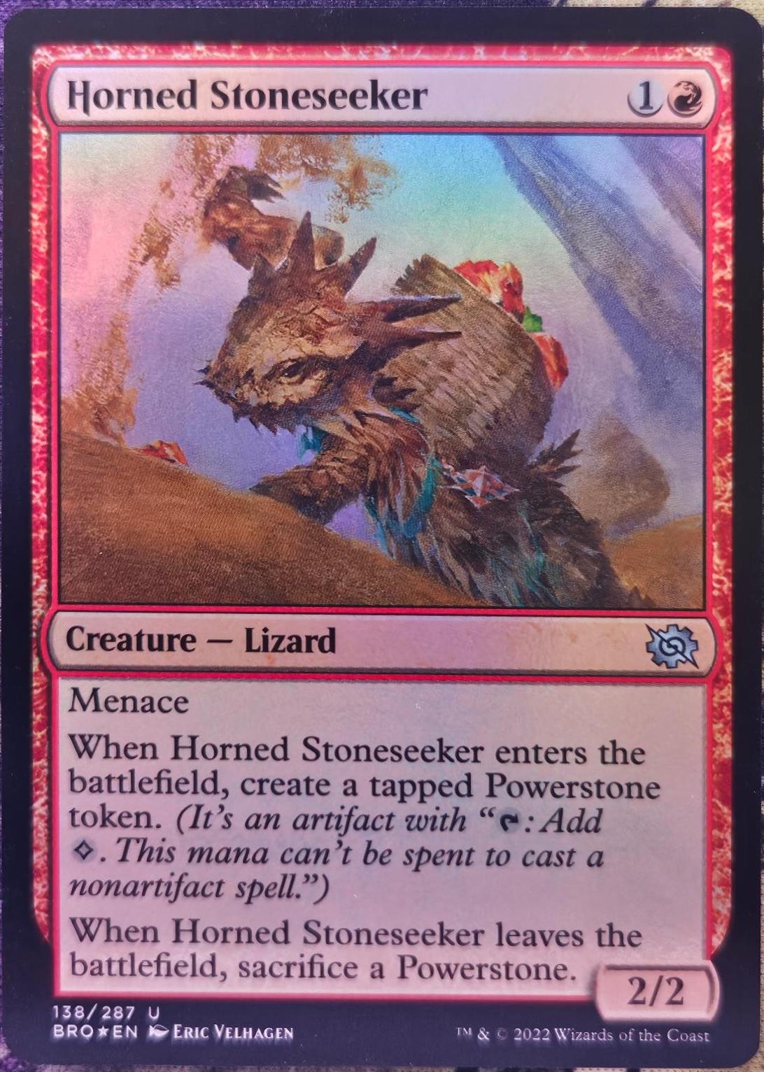 Horned Stoneseeker [Foil] #138
