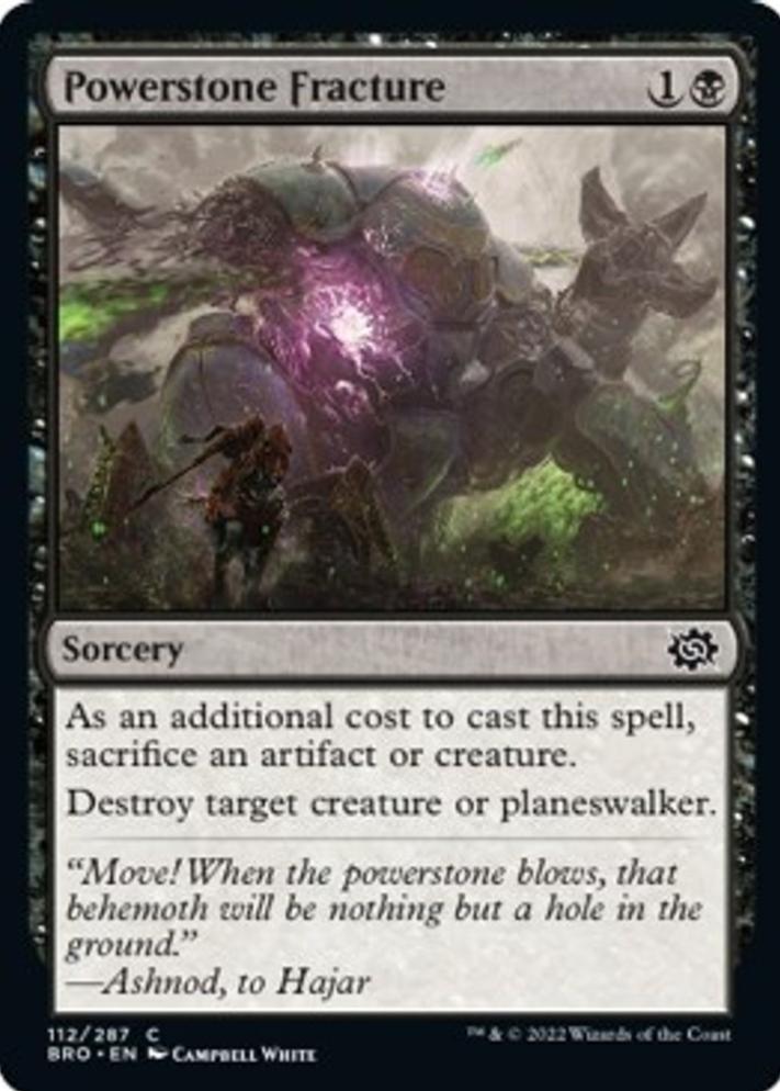 Powerstone Fracture [Foil] #112