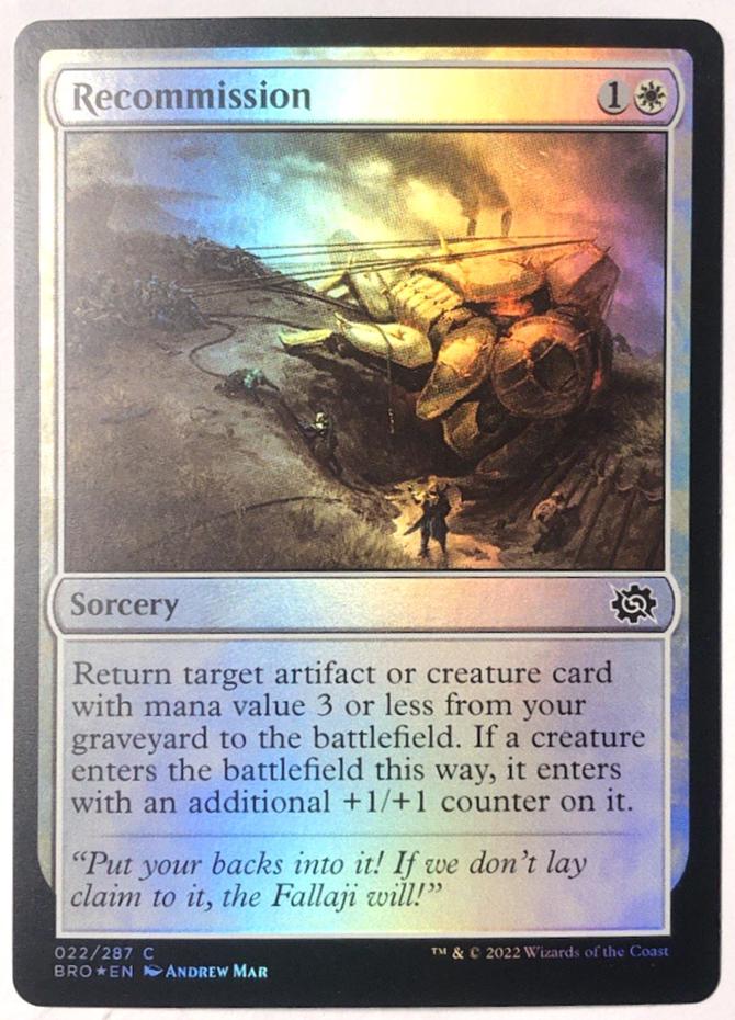 Recommission [Foil] #22