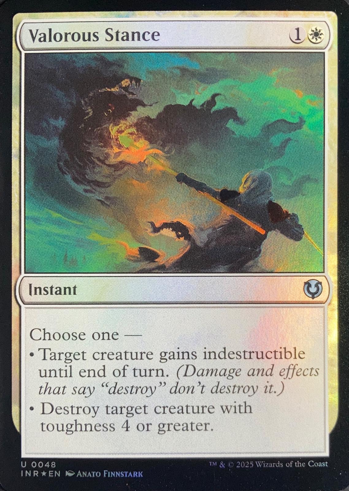 Valorous Stance [Foil] #48
