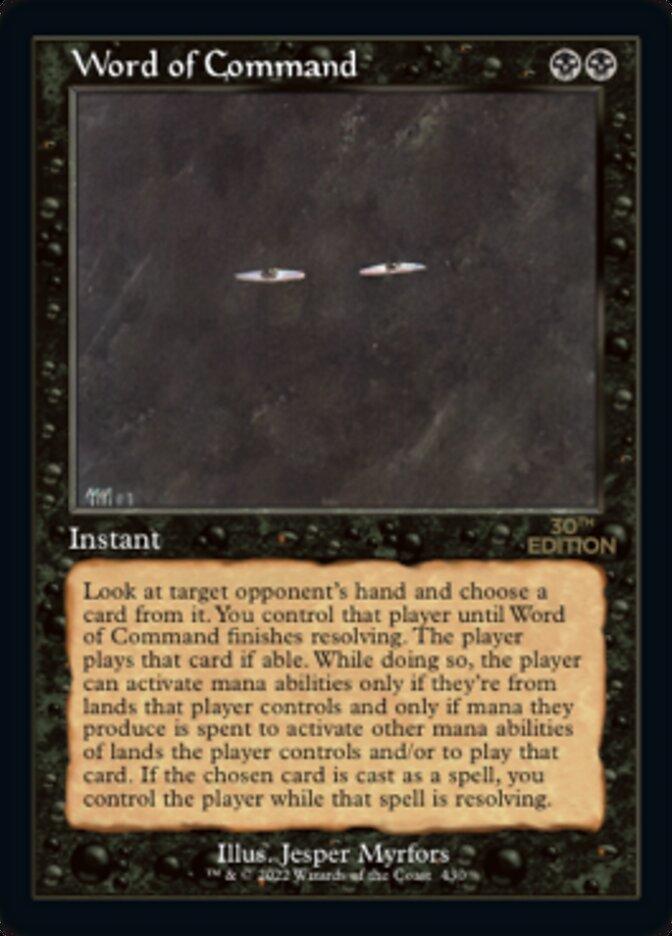 Word of Command #430
