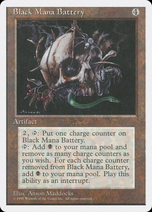 Black Mana Battery [Alternate]