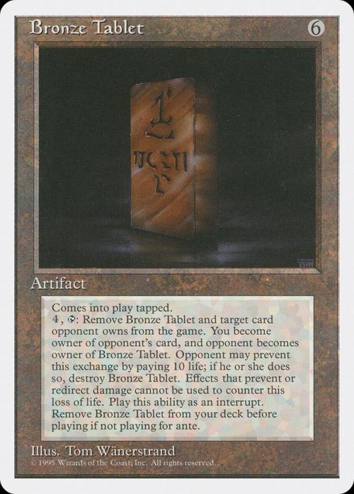 Bronze Tablet [Alternate]