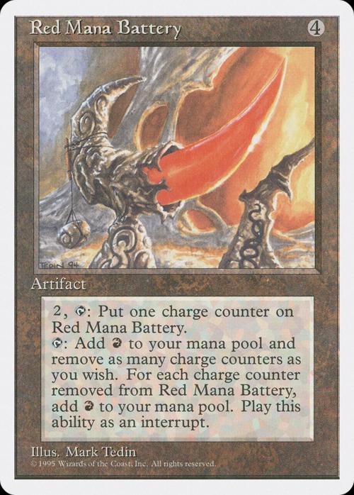 Red Mana Battery [Alternate]