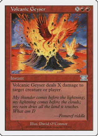 Volcanic Geyser