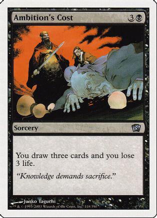 Ambition's Cost