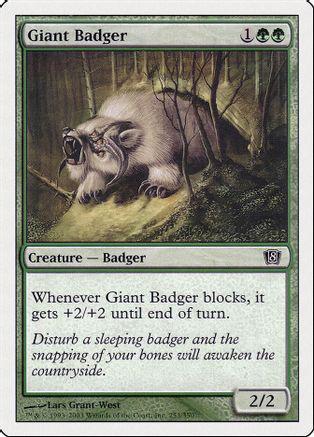 Giant Badger [Foil]