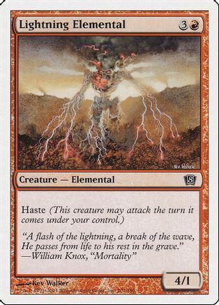 Lightning Elemental [Foil]