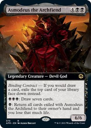 Asmodeus the Archfiend [Extended Art]