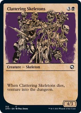 Clattering Skeletons [Showcase Foil]