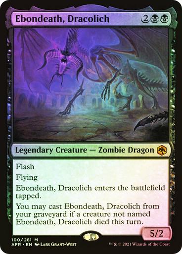 Ebondeath, Dracolich [Foil] #100