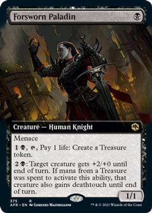 Forsworn Paladin [Extended Art Foil]