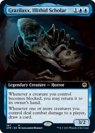 Grazilaxx, Illithid Scholar [Extended Art Foil]