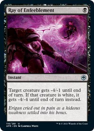 Ray of Enfeeblement [Foil]