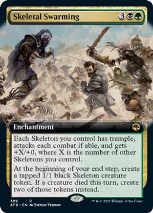 Skeletal Swarming [Extended Art Foil]