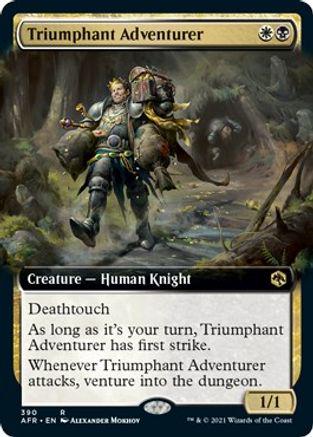 Triumphant Adventurer [Extended Art Foil]