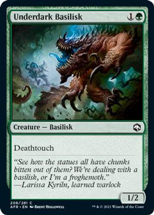 Underdark Basilisk [Foil] #208