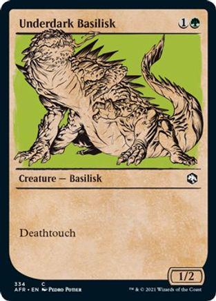 Underdark Basilisk [Showcase Foil]