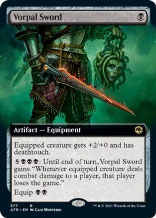 Vorpal Sword [Extended Art Foil]