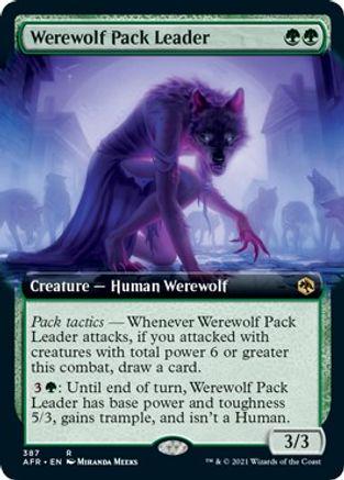 Werewolf Pack Leader [Extended Art Foil]
