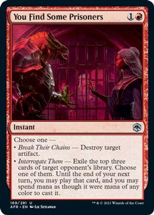 You Find Some Prisoners [Foil]