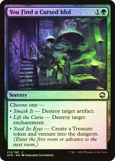 You Find a Cursed Idol [Foil] #213