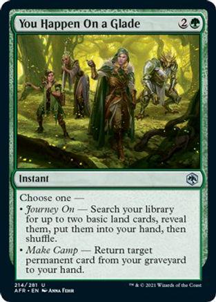You Happen On a Glade [Foil]