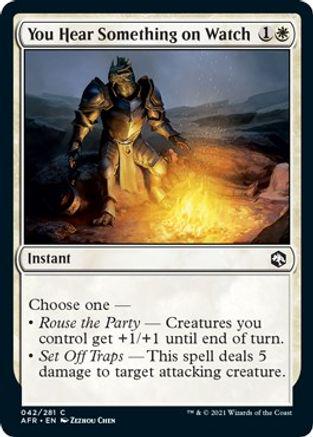 You Hear Something on Watch [Foil] #42