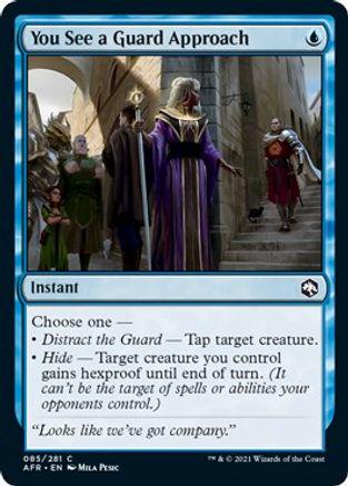 You See a Guard Approach [Foil]