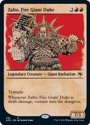 Zalto, Fire Giant Duke [Showcase Foil]