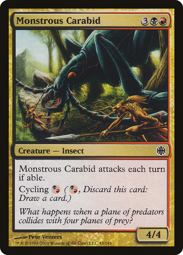 Monstrous Carabid [Foil]