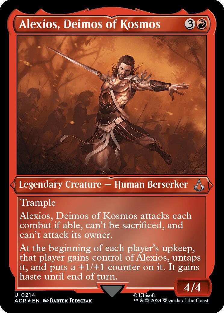 Alexios, Deimos of Kosmos [Etched Foil] #214
