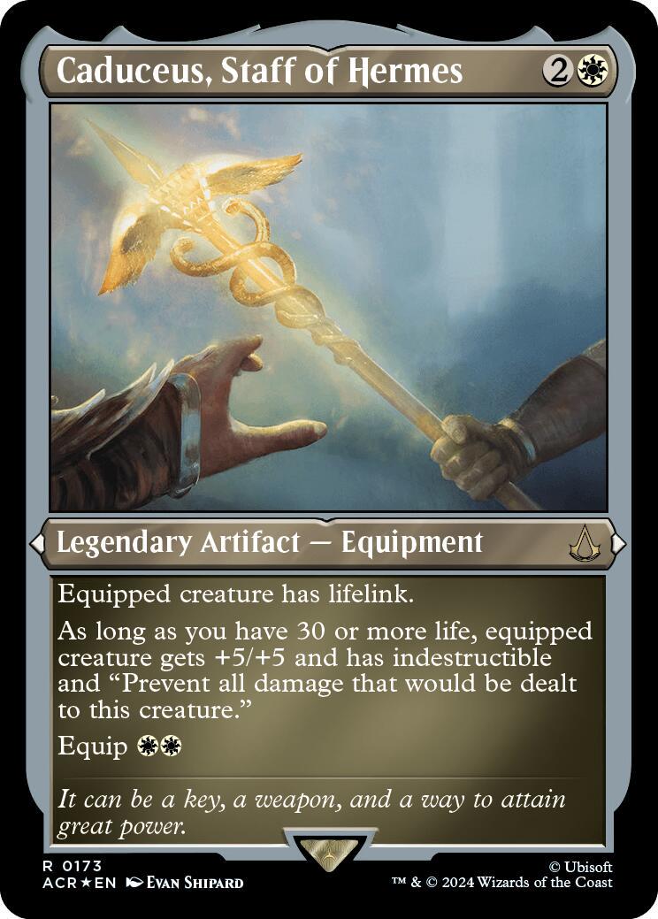 Caduceus, Staff of Hermes [Etched Foil] #173