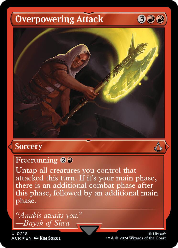 Overpowering Attack [Etched Foil] #218