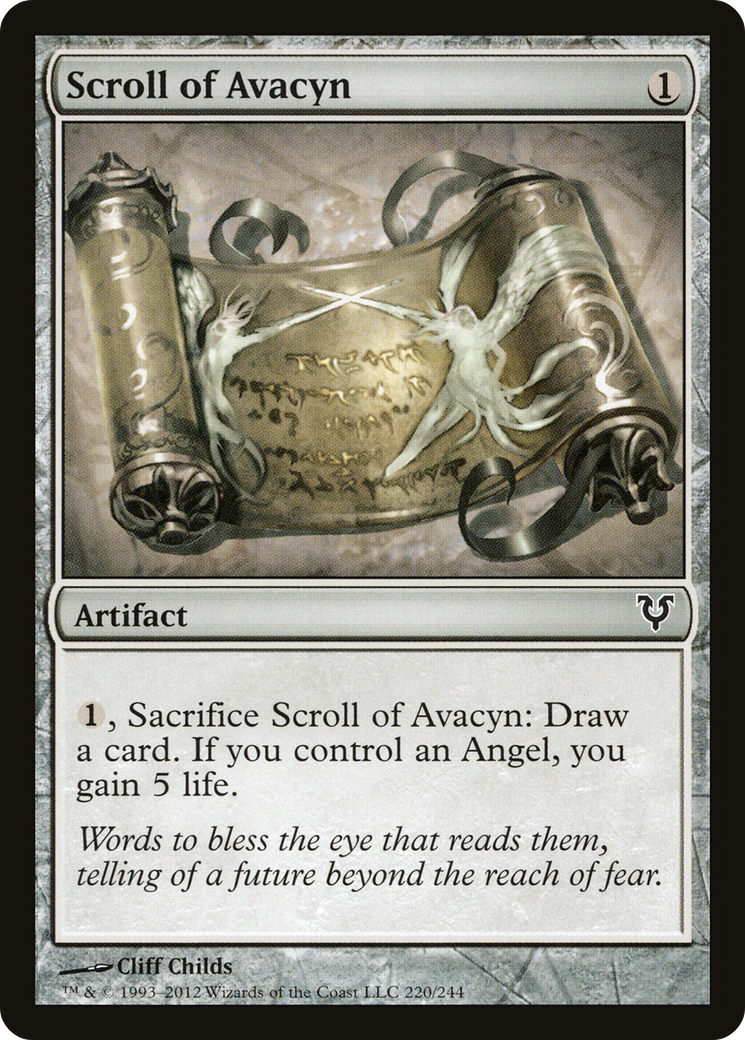 Scroll of Avacyn [Foil]
