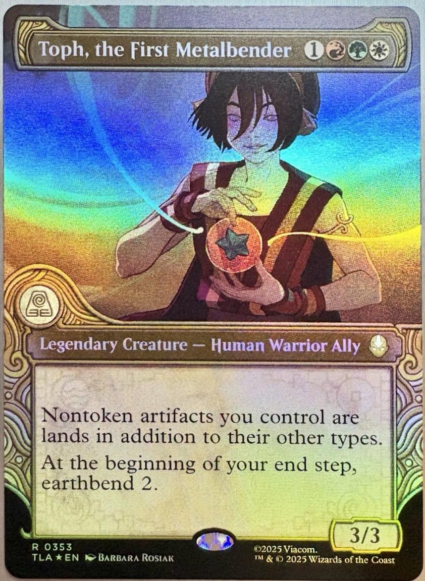 Toph, the First Metalbender [Borderless Foil] #362