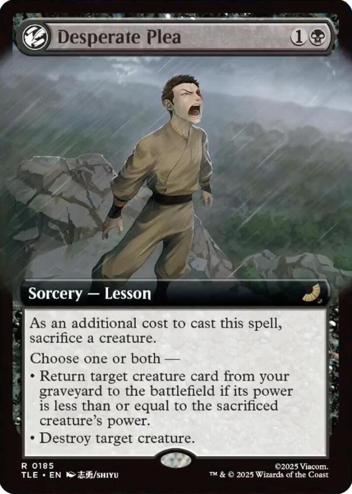 Desperate Plea [Extended Art Foil] #185